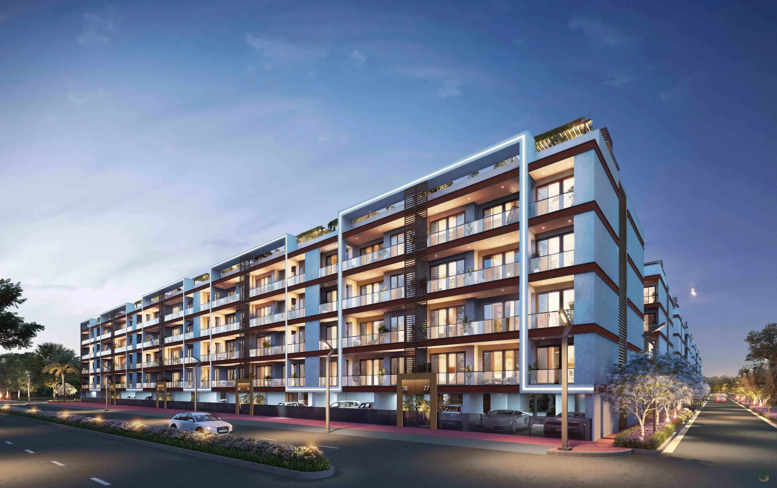 Adani Samsara Ivana by Adani Realty in Sector 63 - Luxury builder floors