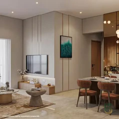 Godrej Ivara Kharadi Pune Living Room