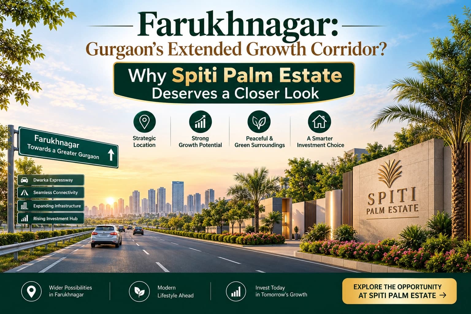 Farukhnagar: Gurgaon’s Extended Growth Corridor? Why Spiti Palm Estate Deserves a Closer Look