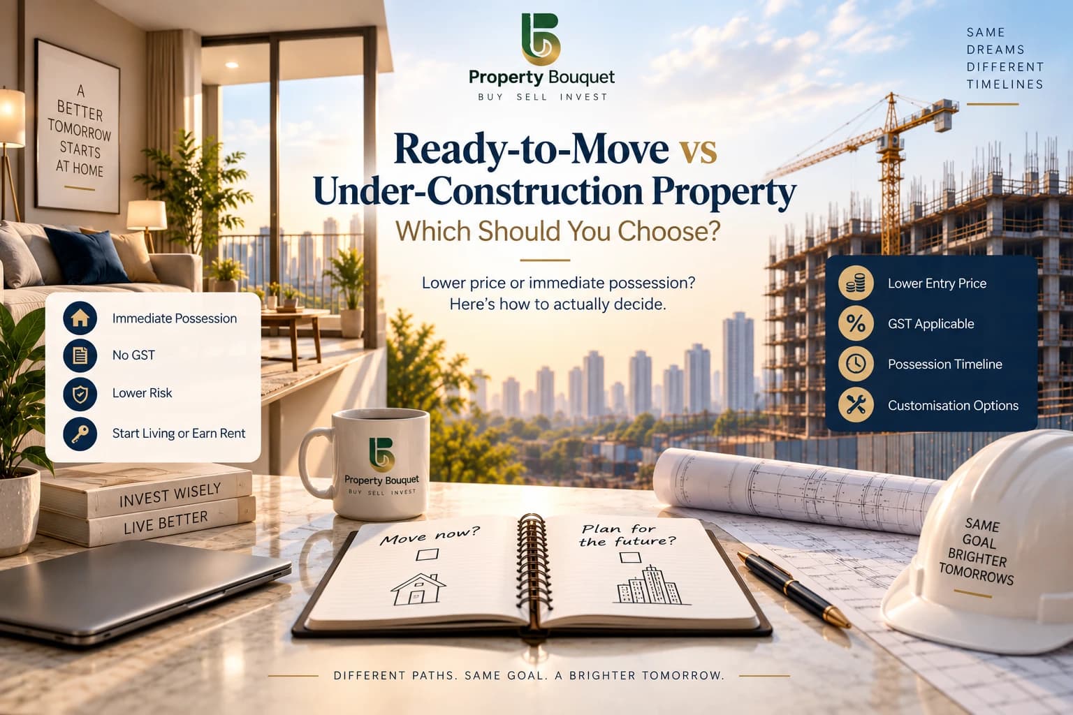 Ready-to-Move vs Under-Construction Property — Which Should You Choose?