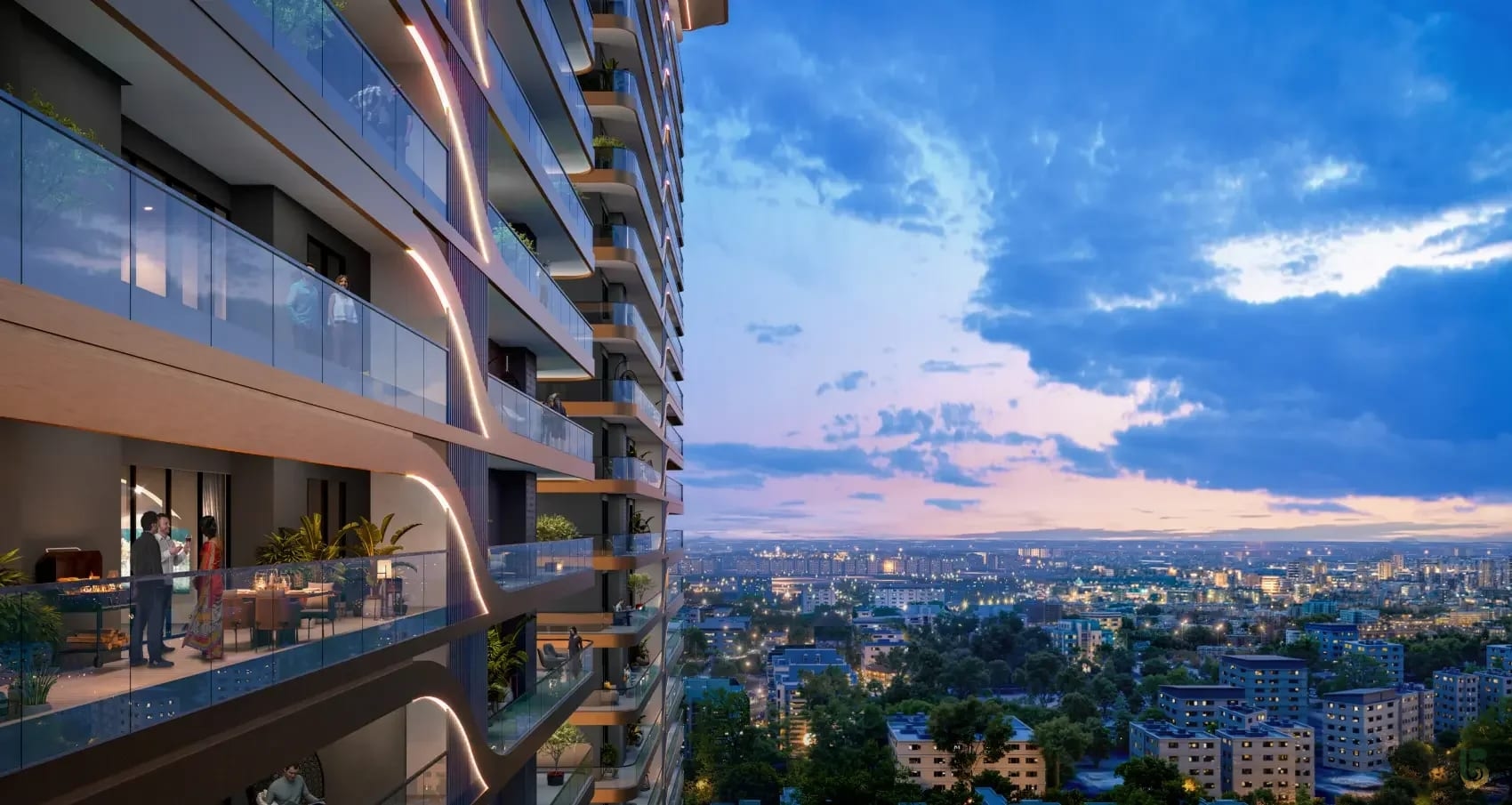 Trevoc Royal Residences Balcony
