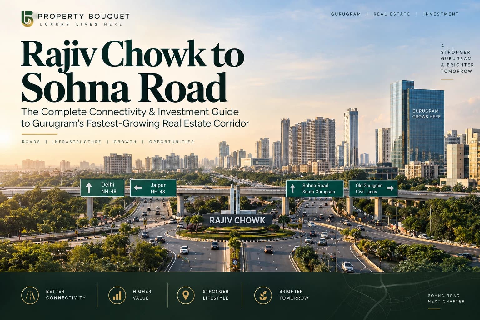 Rajiv Chowk to Sohna Road: The Complete Connectivity & Investment Guide to Gurugram's Fastest-Growing Real Estate Corridor