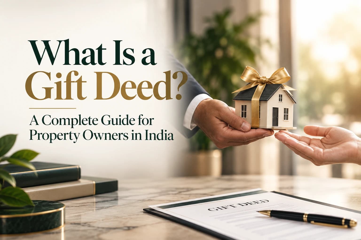 What Is a Gift Deed? Meaning, Registration Process, Stamp Duty & Tax Rules Explained