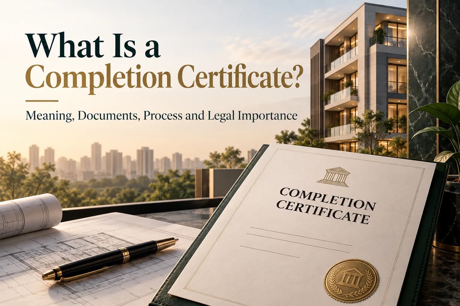 What Is a Completion Certificate? Meaning, Documents, Process and Legal Importance