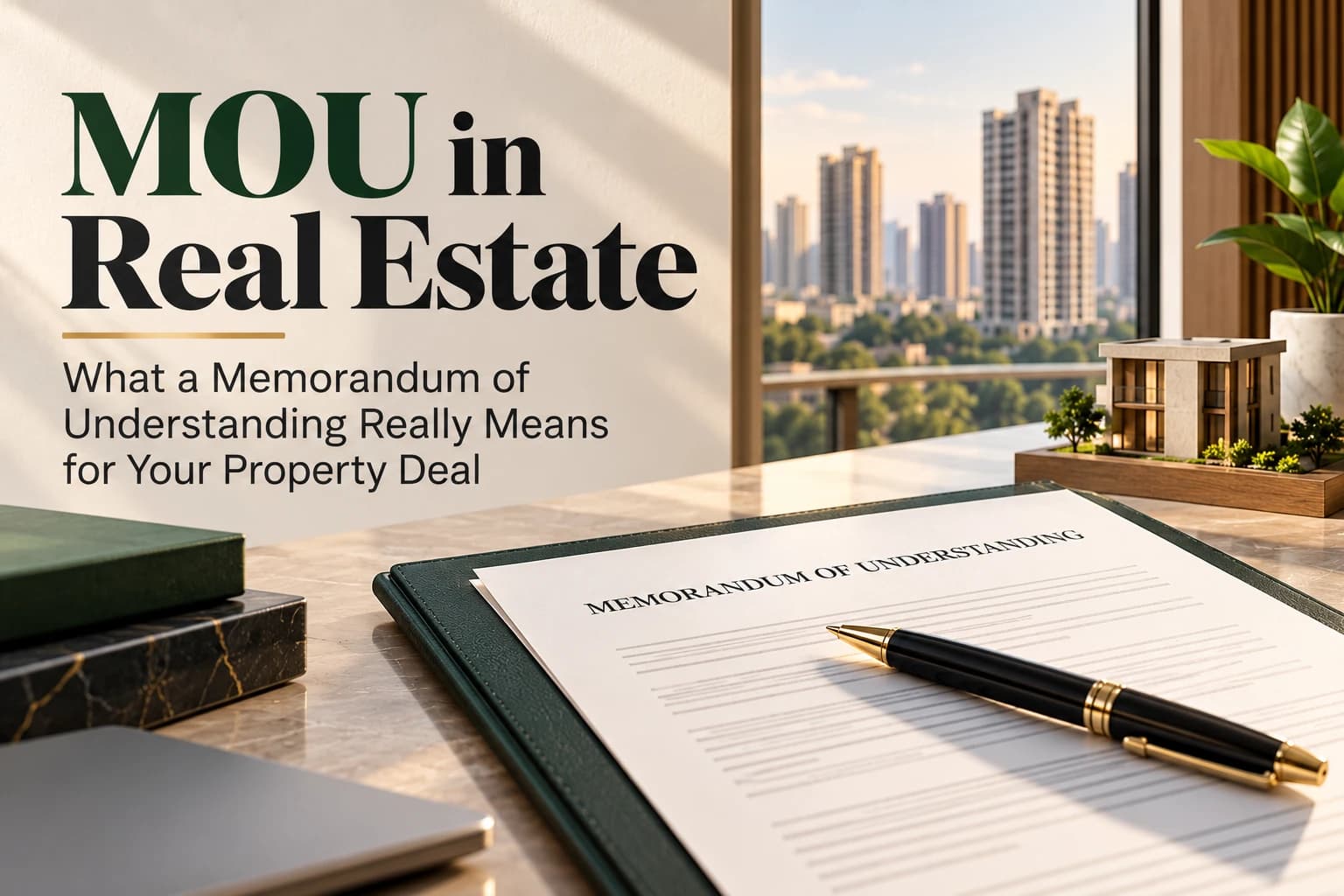 MOU in Real Estate: What It Can and Can't Do for Your Deal