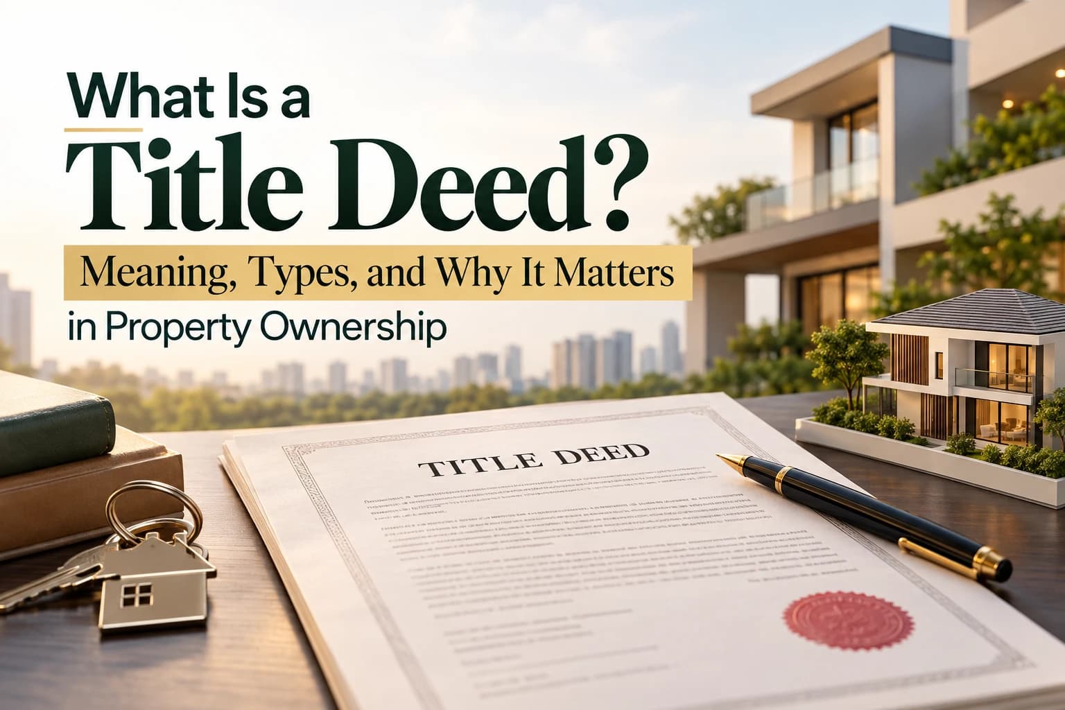 What Is a Title Deed? A Complete Guide for Property Buyers