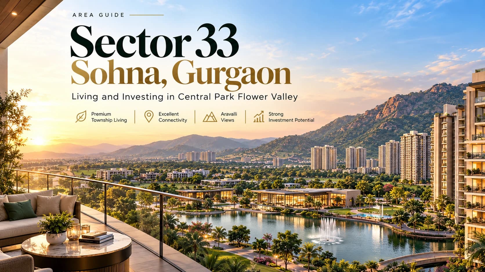 Sector 33 Sohna Area Guide: Where to Buy in Central Park Flower Valley