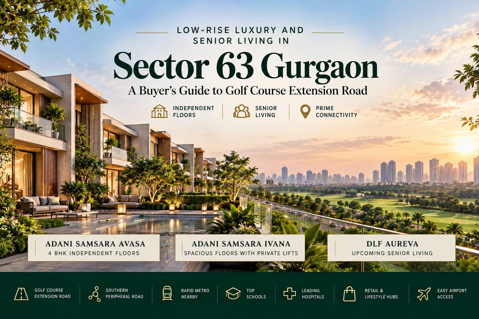 The Sector 63 Story: Gurugram's Newest Address for Private Luxury Living