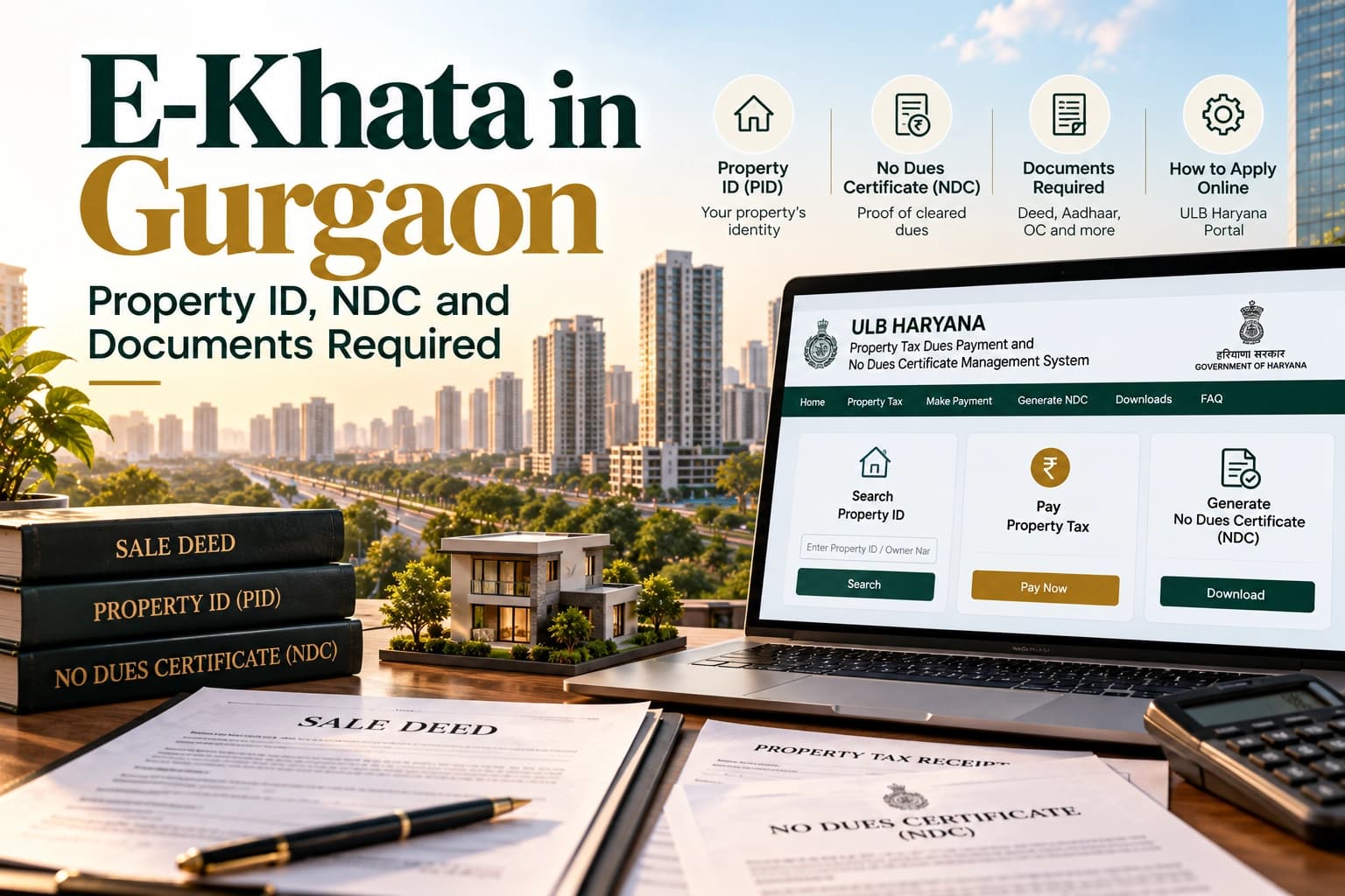E-Khata in Gurgaon: Property ID, NDC & Documents Required (2026)