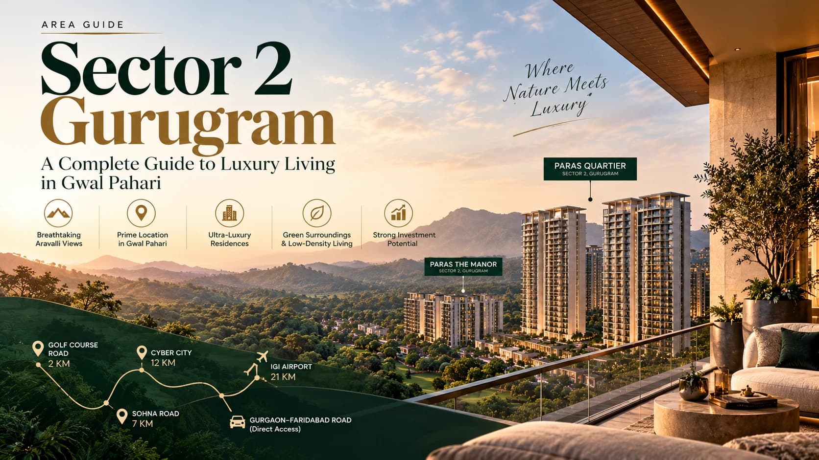 Sector 2 Gurugram: Gwal Pahari Luxury Homes, Prices & Guide