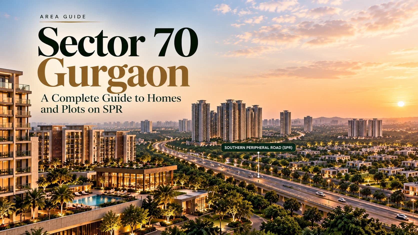 Sector 70 Gurgaon: Homes and Plots on Southern Peripheral Road