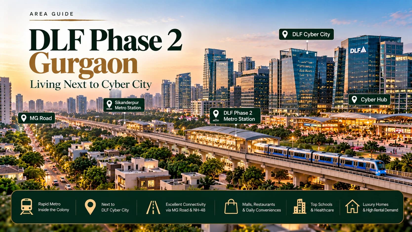 DLF Phase 2 Gurgaon: Living Next Door to Cyber City