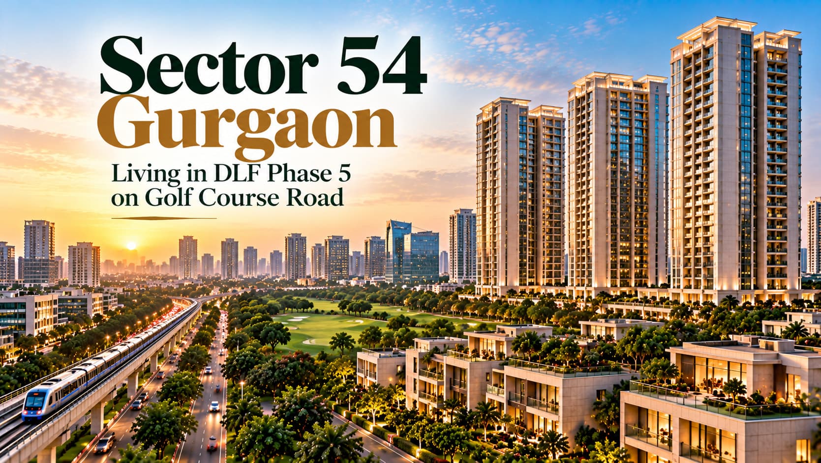Sector 54 Gurgaon: The Heart of Golf Course Road Living