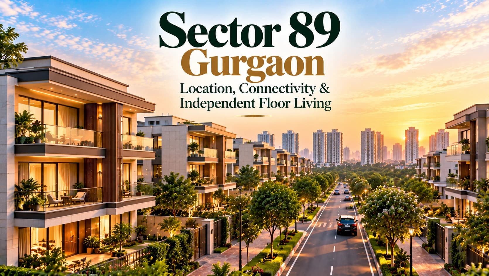 Sector 89 Gurgaon: Affordable Independent Floors in New Gurgaon