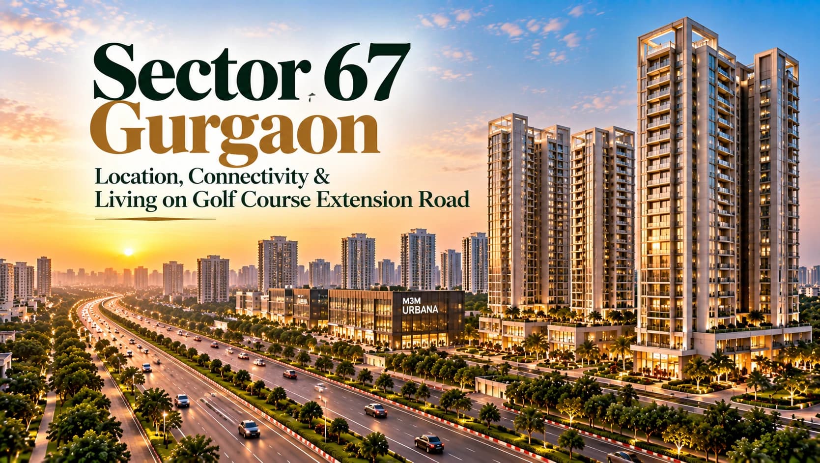 Sector 67 Gurgaon: New Luxury Launches on Golf Course Extension Road