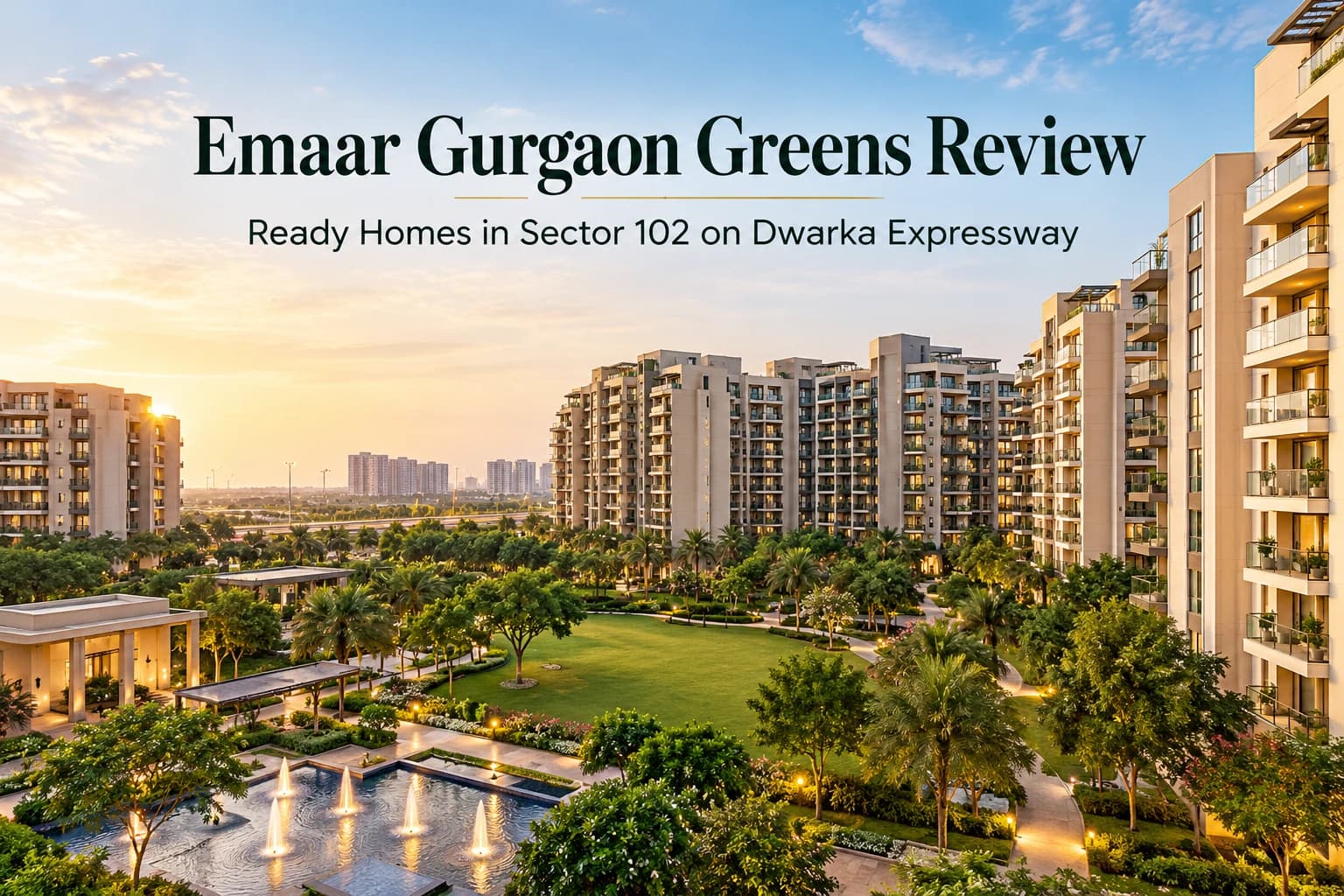 Emaar Gurgaon Greens Review: Ready Homes in Sector 102, Dwarka Expressway