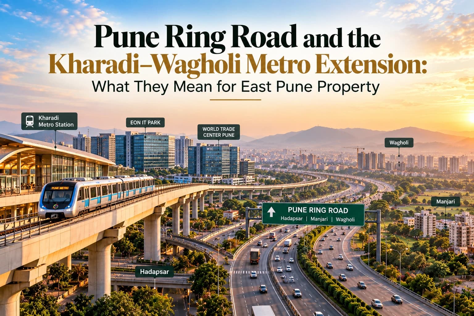 Metro and Ring Road: How East Pune's Big Projects Could Change Property Values